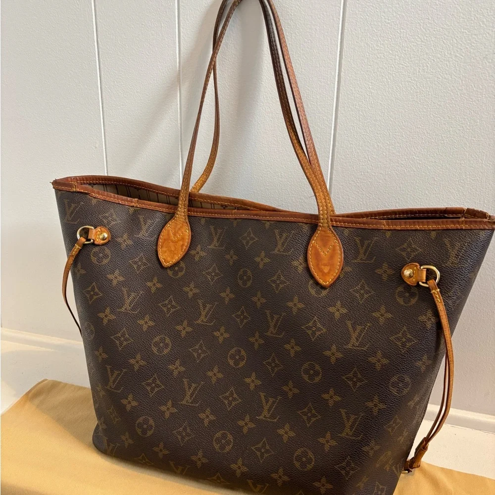 Louis Vuitton monogram canvas Neverfull bag - Picture 4 of 12